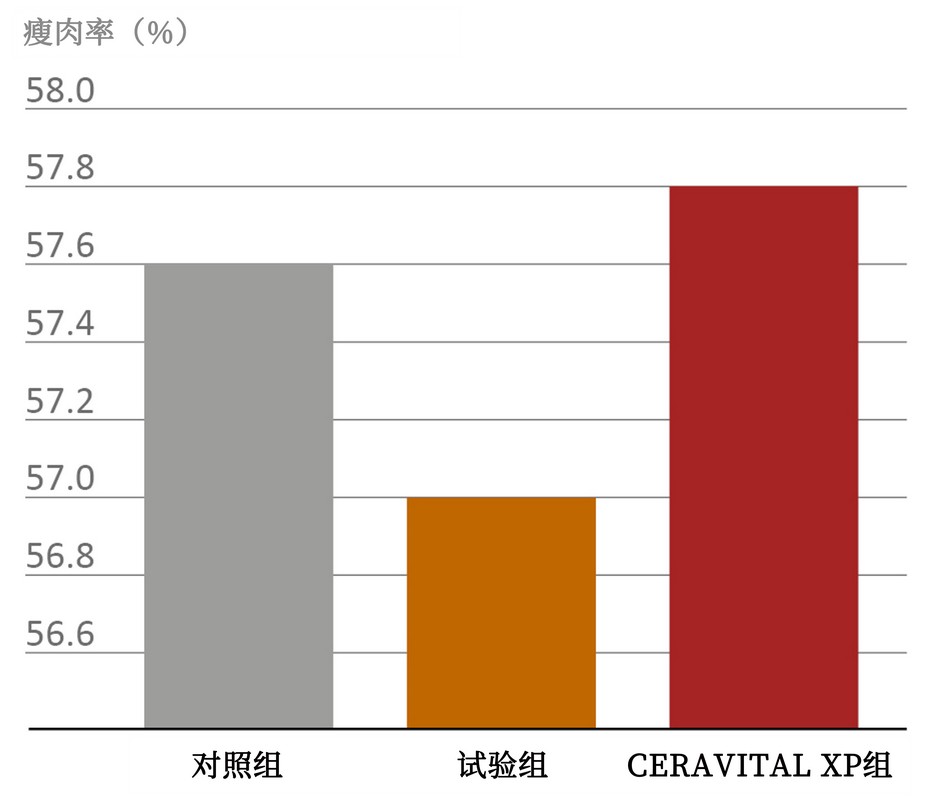 CERAVITAL XP ensures lean meat percentages with reduced soya consumption